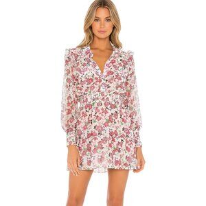 MISA Los Angeles Niamat Peony Floral Mini Dress XS